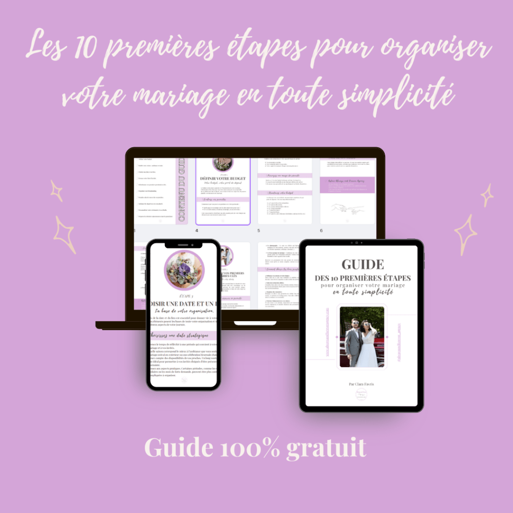 Comment démarrer son organisation de mariage&nbsp;?
